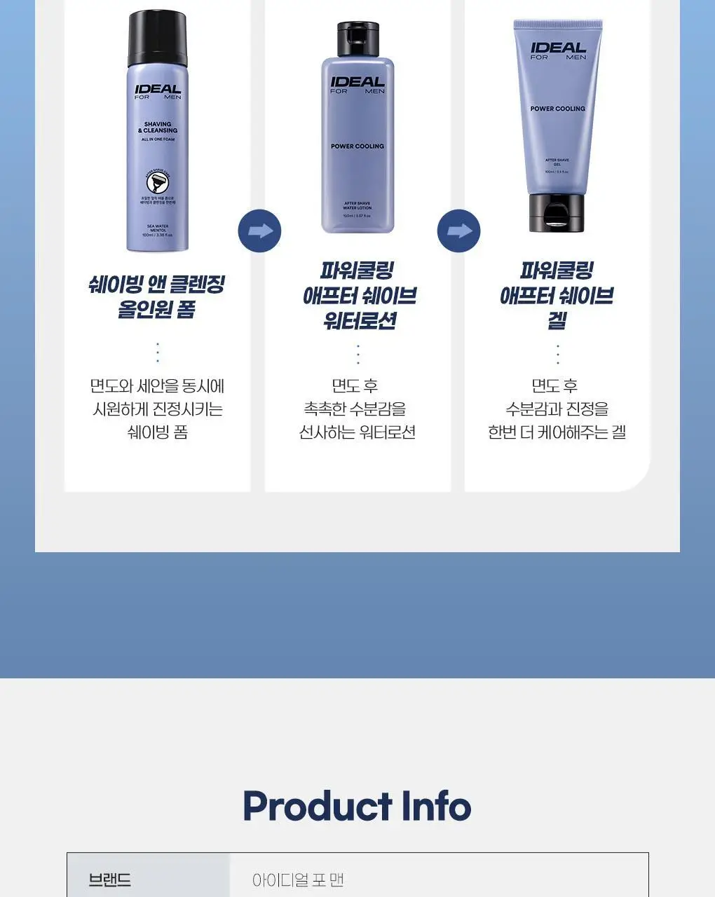 [쉐이빙&클렌징] 아이디얼 포 맨 쉐이빙 앤 클렌징 올인원 폼 100mL 상세페이지 19